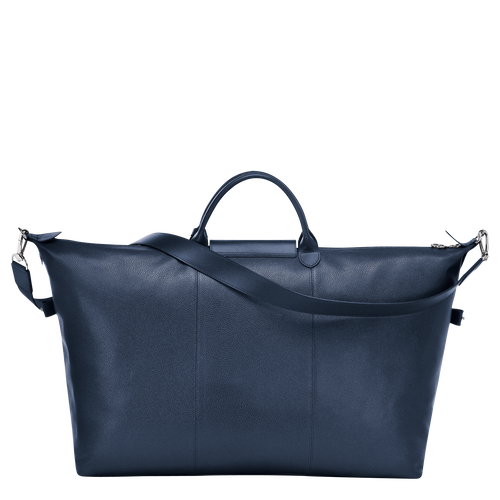 Sac de voyage S Le Foulonné , Cuir - Navy - Vue 4 de 4