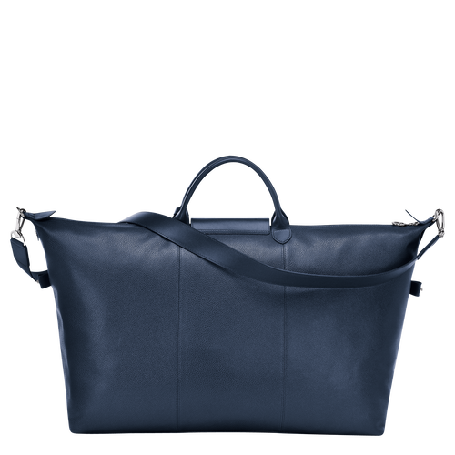 Le Foulonné S Travel bag , Navy - Leather - View 4 of  4