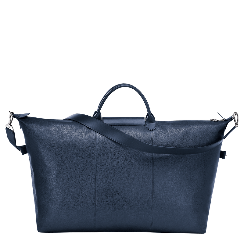 Le Foulonné S Travel bag , Navy - Leather  - View 4 of  4