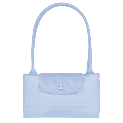 Le Pliage Green L Tote bag , Sky Blue - Recycled canvas - View 5 of 5