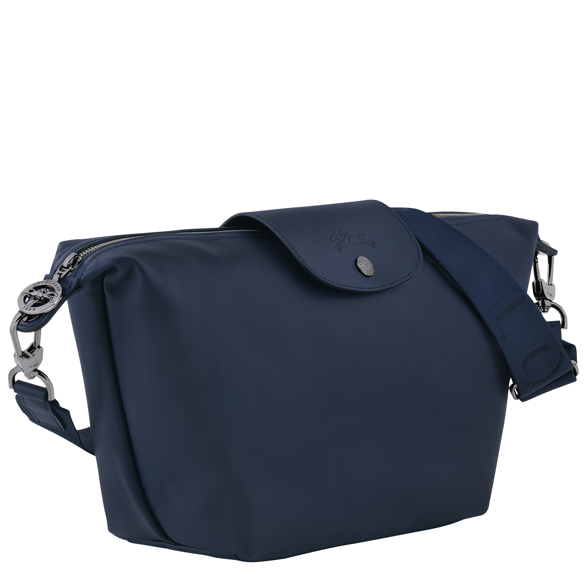 Le Pliage Xtra S Hobo bag Navy - Leather (10210987556)