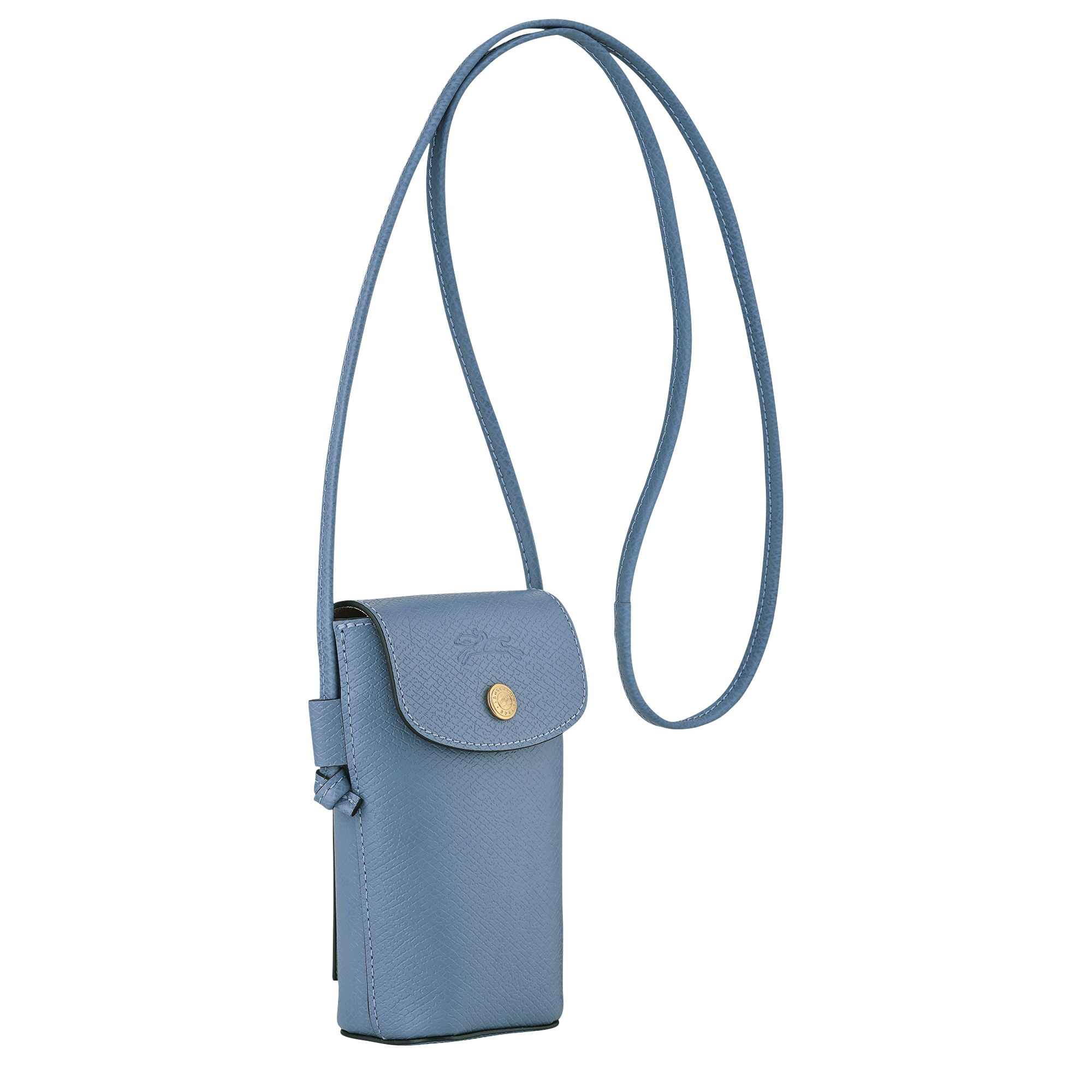 &Eacute;pure Custodia per cellulare con laccio in cuoio,  Ardesia