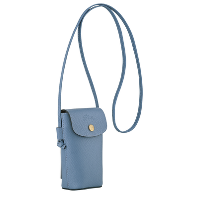 &Eacute;pure Custodia per cellulare con laccio in cuoio,  Ardesia