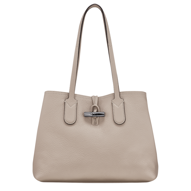 Le Roseau Essential M Tote bag , Clay - Leather  - View 1 of 6