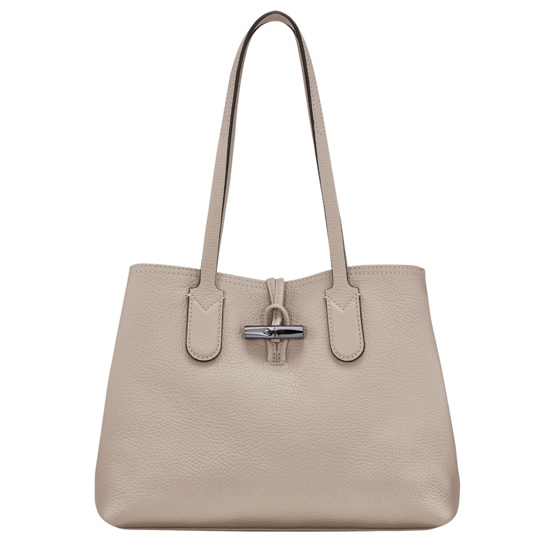 Le Roseau Essential M Tote bag , Clay - Leather  - View 1 of  6