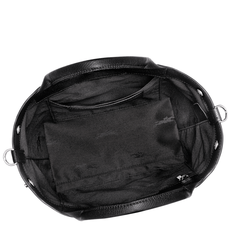 Le Roseau S Handbag , Black - Leather  - View 6 of  7