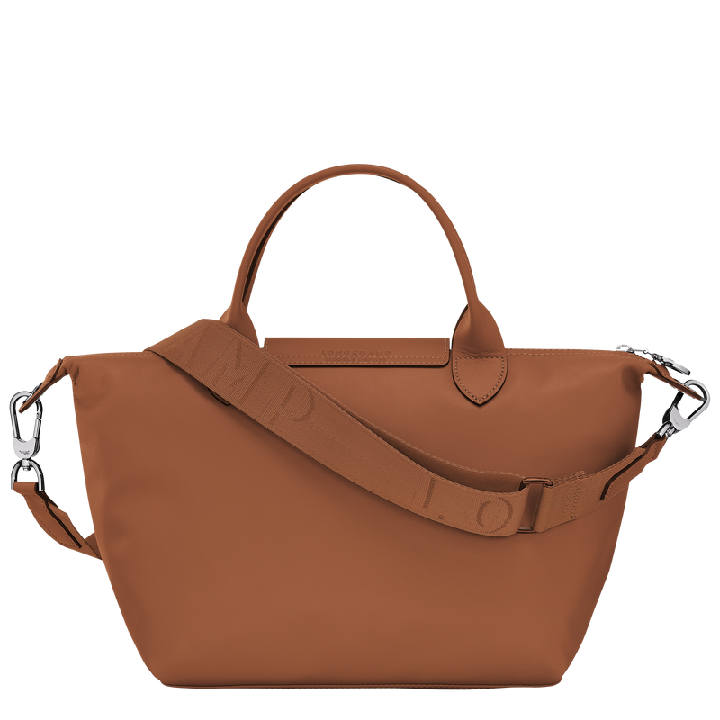 Borsa con manico S Le Pliage Xtra , Pelle - Cognac  - View 4 of  6