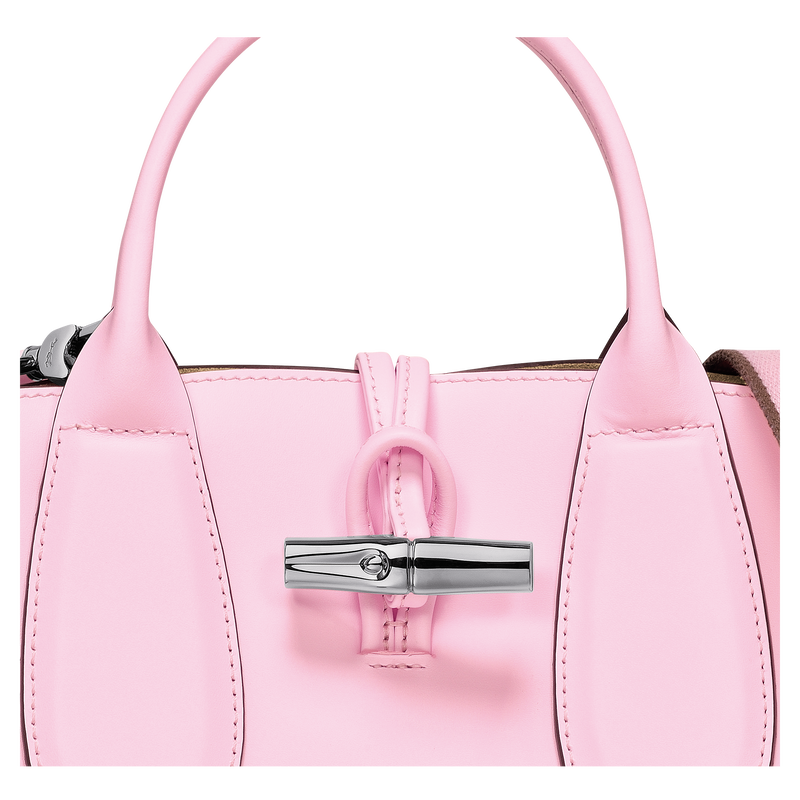 Roseau S Handbag , Pink - Leather  - View 7 of  7
