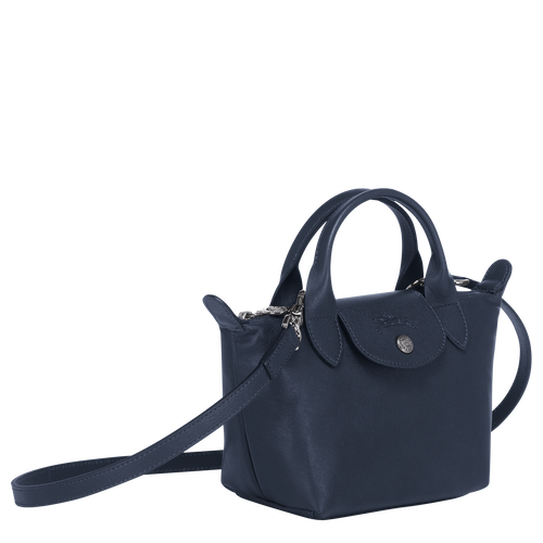 Top handle bag XS Le Pliage Cuir Navy (L1500757556) | Longchamp US Top handle bag XS Le Pliage Cuir Navy (L1500757556) | Longchamp US