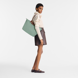 Le Pliage Original L Tote bag , Celadon - Recycled canvas