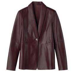 Veste Collection Automne/Hiver 2023 , Cuir - Prune