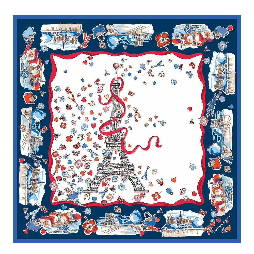 Tour Enchantée silk scarf 50