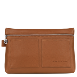 Le Foulonn&eacute; Toiletry case , Caramel - Leather