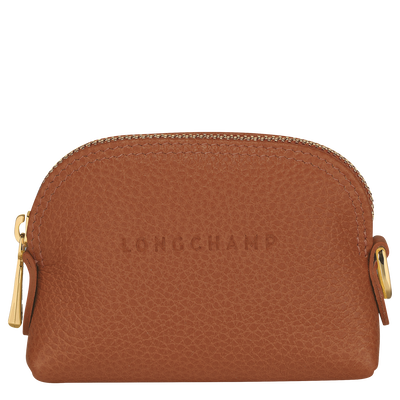 Porte-monnaie Le Foulonné , Cuir - Caramel