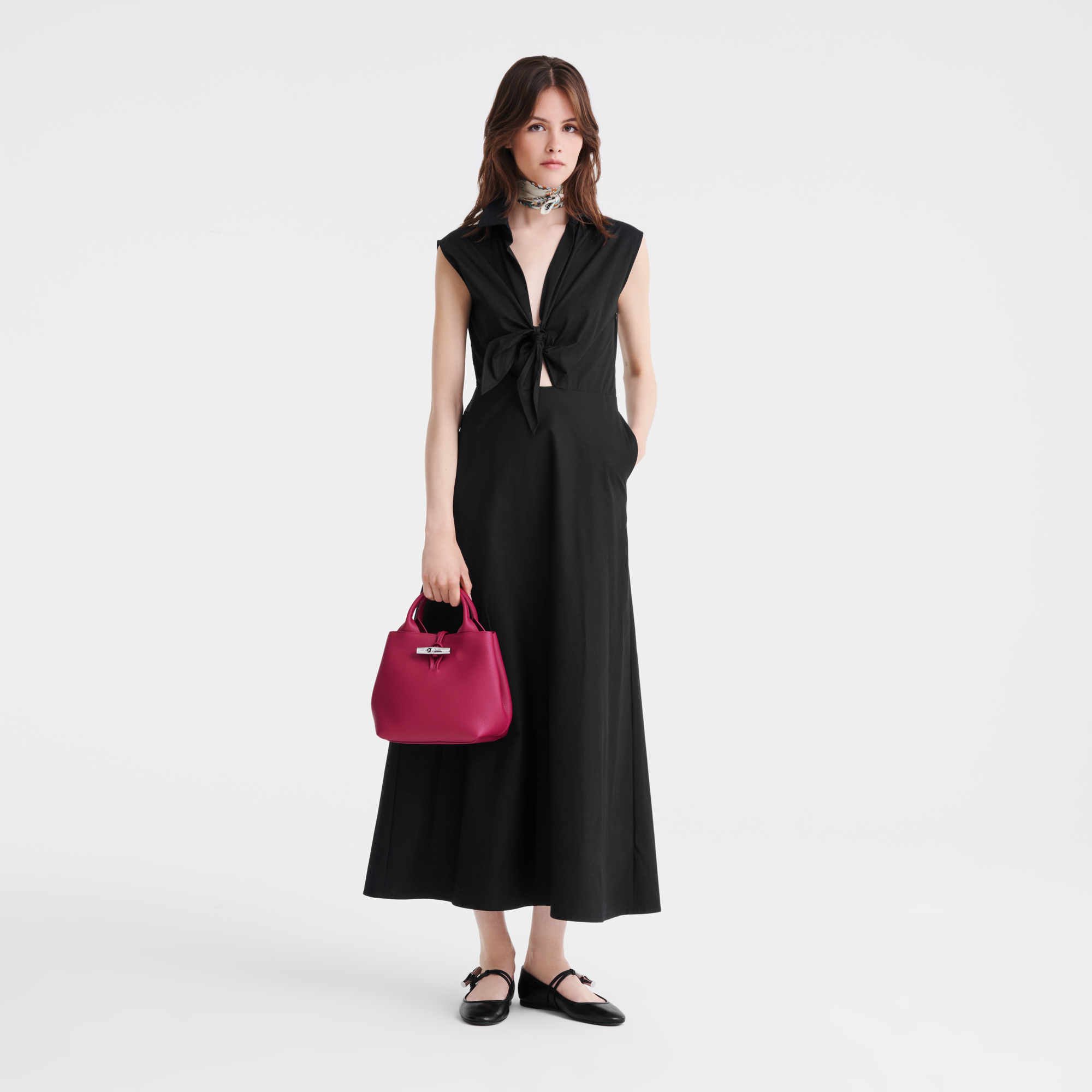 Handbag S, Beetroot - View 2 of
        7 - zoom in Le Roseau Handbag S, Beetroot