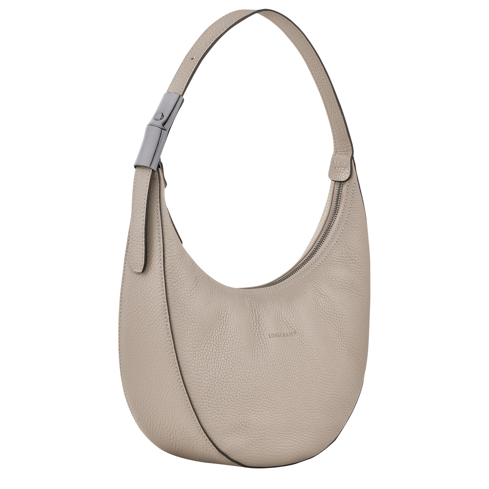 Roseau Essential M Hobo bag Clay - Leather (10218968266) | Longchamp US