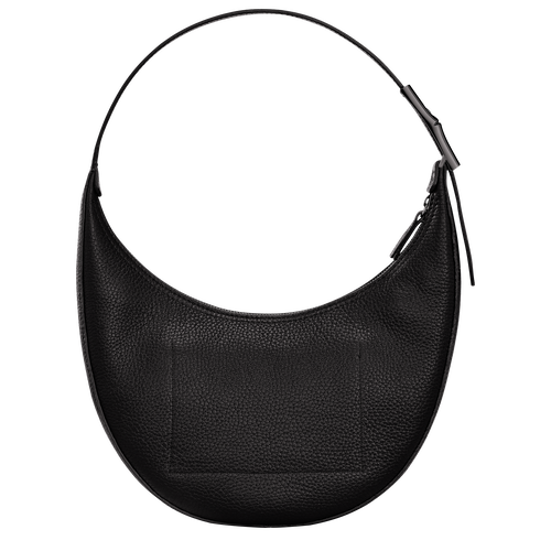 Le Roseau Essential M Hobo bag , Black - Leather - View 4 of  4