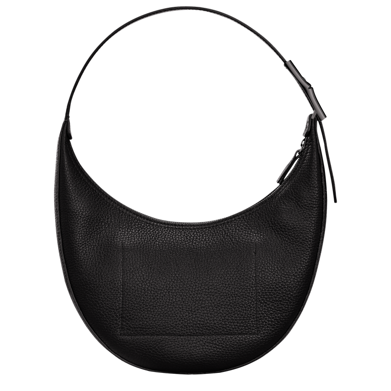 Le Roseau Essential M Hobo bag , Black - Leather  - View 4 of  4