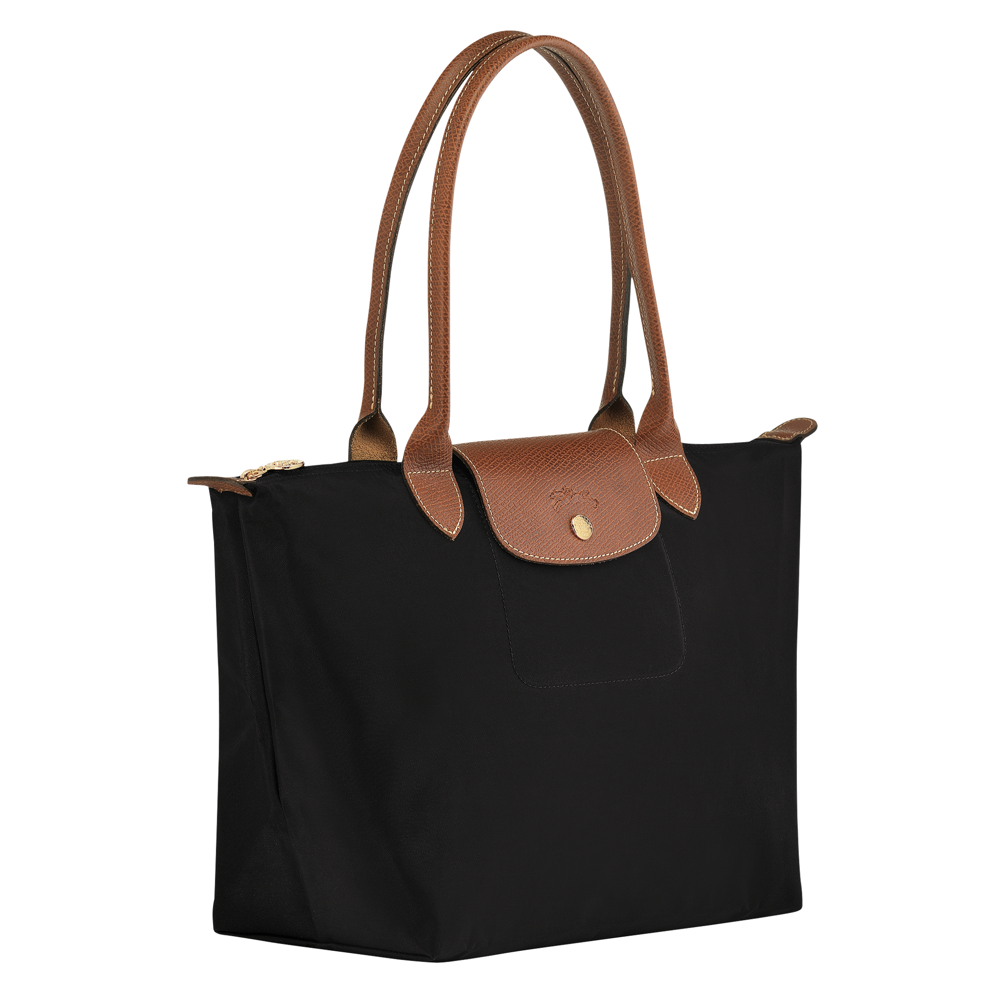 Le Pliage Original M Tote bag Black - Recycled canvas (L2605089001