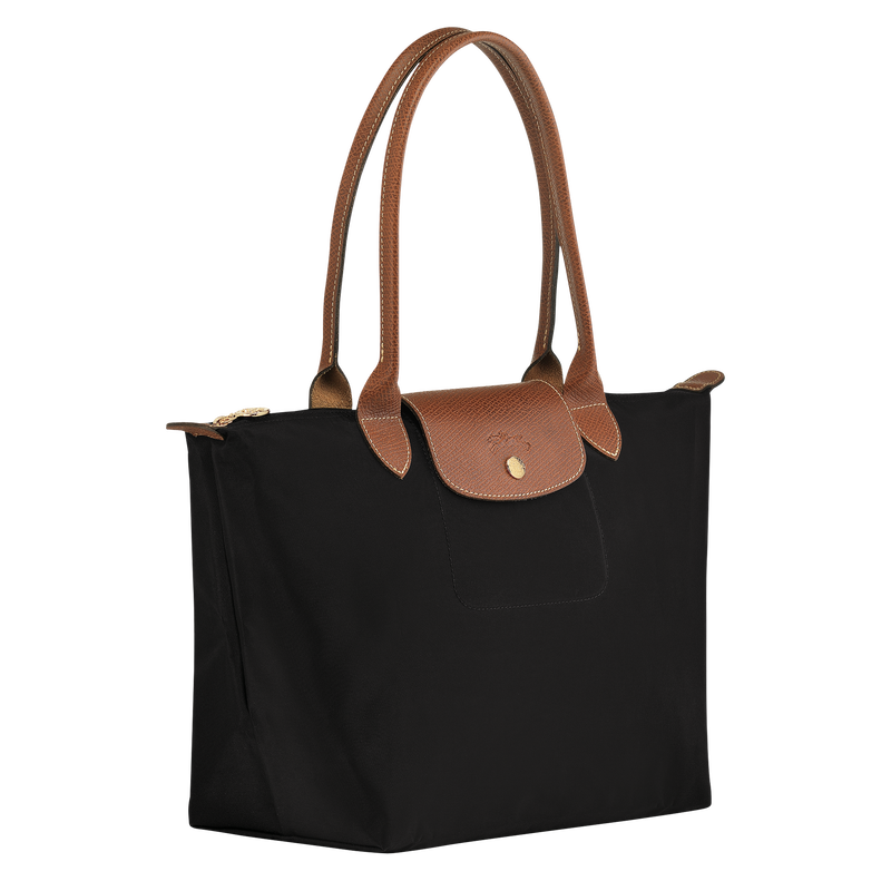 Le Pliage Original M Tote bag , Black - Recycled canvas  - View 3 of  5