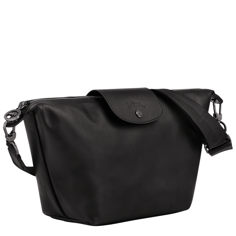Le Pliage Xtra S Hobo bag , Black - Leather  - View 3 of 6