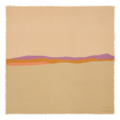 Caroline H&eacute;lain x Longchamp Stole , Desert - Silk