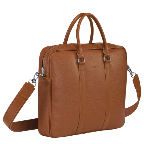 Briefcase S Le Foulonné Caramel (L2122021F72) | Longchamp DK Briefcase S Le Foulonné Caramel (L2122021F72) | Longchamp DK