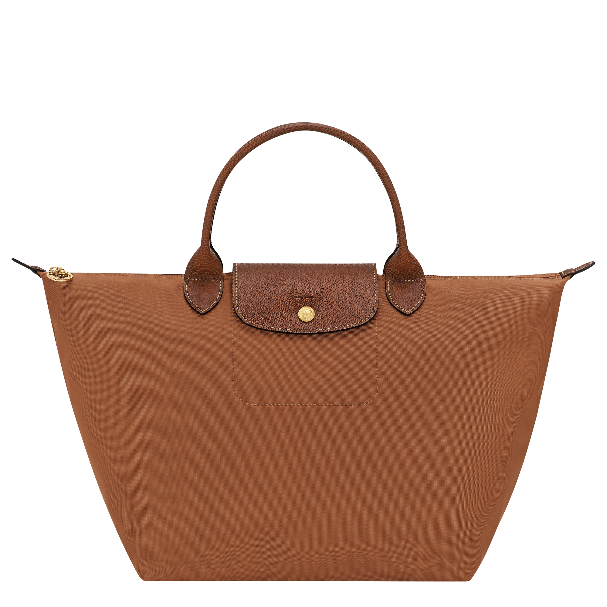 Le Pliage Original Handbag M, Cognac