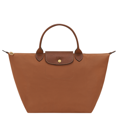 Le Pliage Original 手提包 M , 白蘭地酒色 - 再生帆布