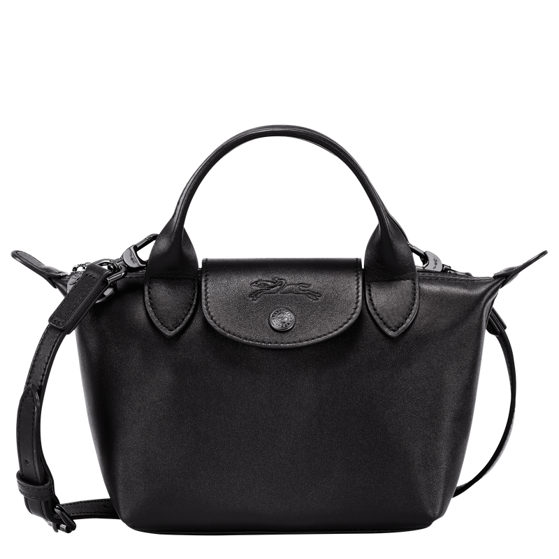 Handtasche XS Le Pliage Xtra , Leder - Schwarz  - Ansicht 1 von 6