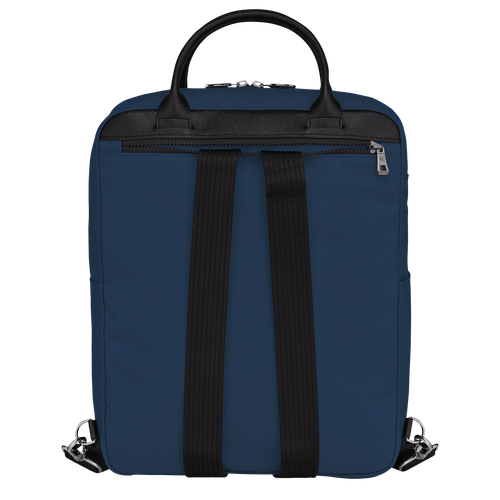 Rucksack M Le Pliage Energy , Recyceltes Canvas - Marine - Ansicht 4 von 5