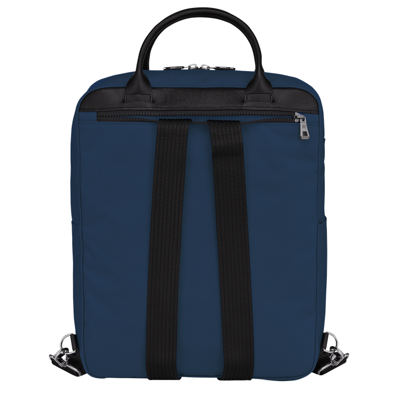 Rucksack M Le Pliage Energy , Recyceltes Canvas - Marine  - Ansicht 4 von 5
