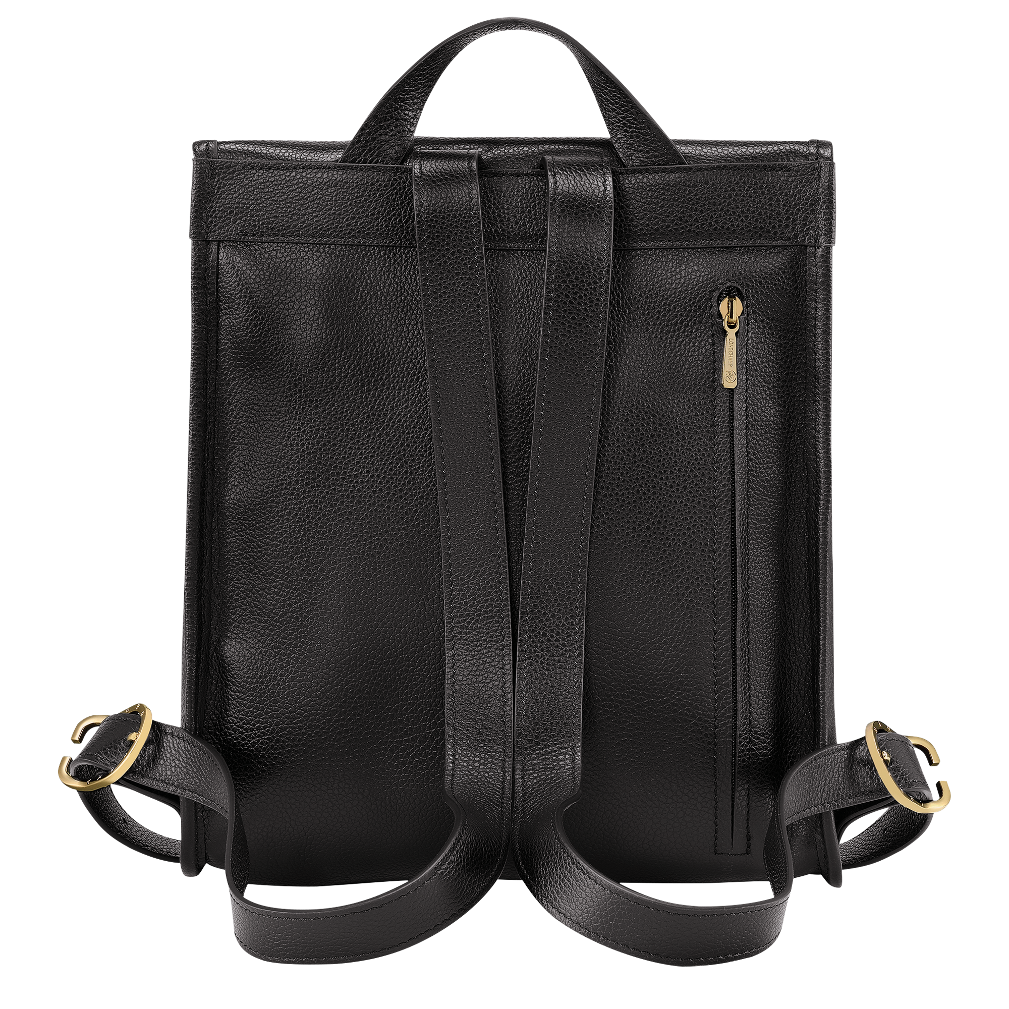 Le Foulonné Backpack Black - Leather (10195021001)