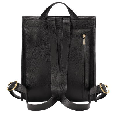 Le Foulonné Backpack M, Black