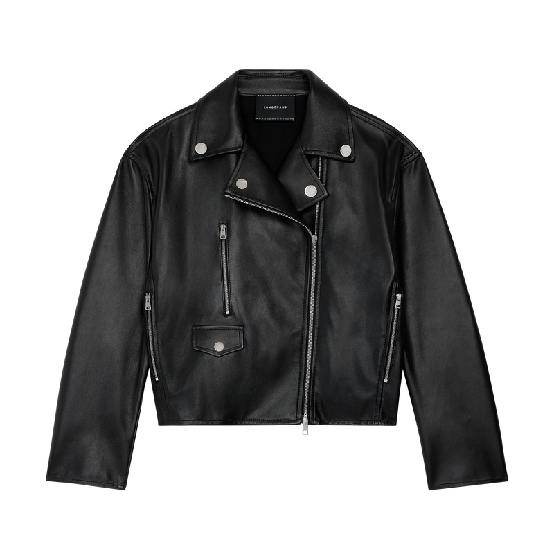 Chaqueta , Cuero - Negro  - Vista 1 de 3