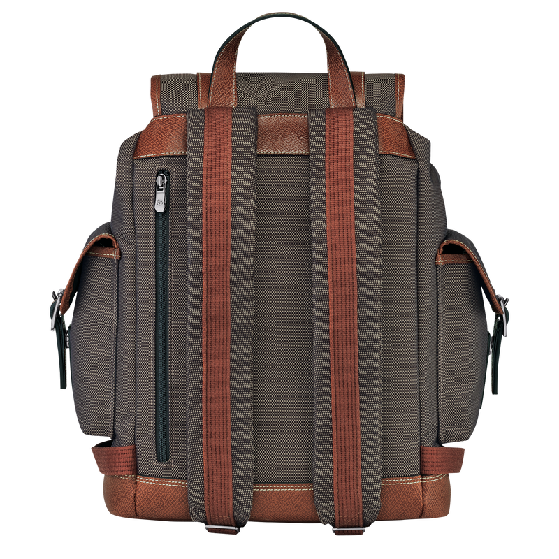 Rucksack Boxford , Recyceltes Canvas - Braun  - Ansicht 4 von 4