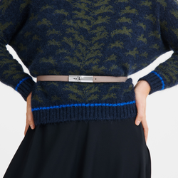 Le Roseau Ladies' belt , Clay - Leather