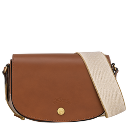 Épure S Crossbody bag , Cognac - Leather