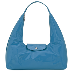 Le Pliage Xtra L Shoulder bag , Azure - Leather
