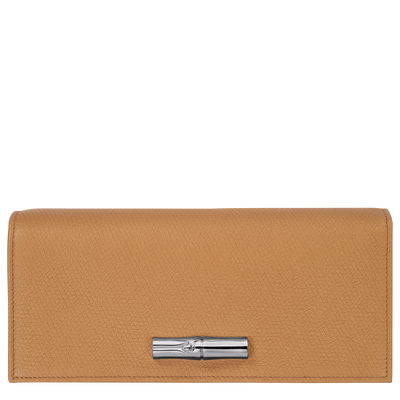 Le Roseau Cartera con solapa , Cuero - Nuez
