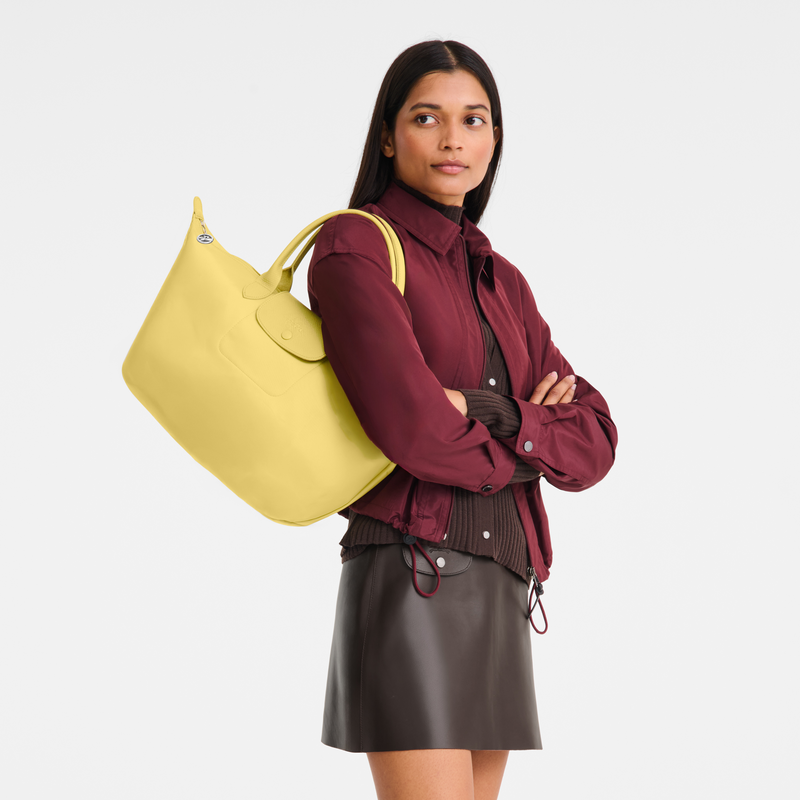Le Pliage One Bolso con asa superior L , Tela - Limon Verde  - Vista 8 de 8