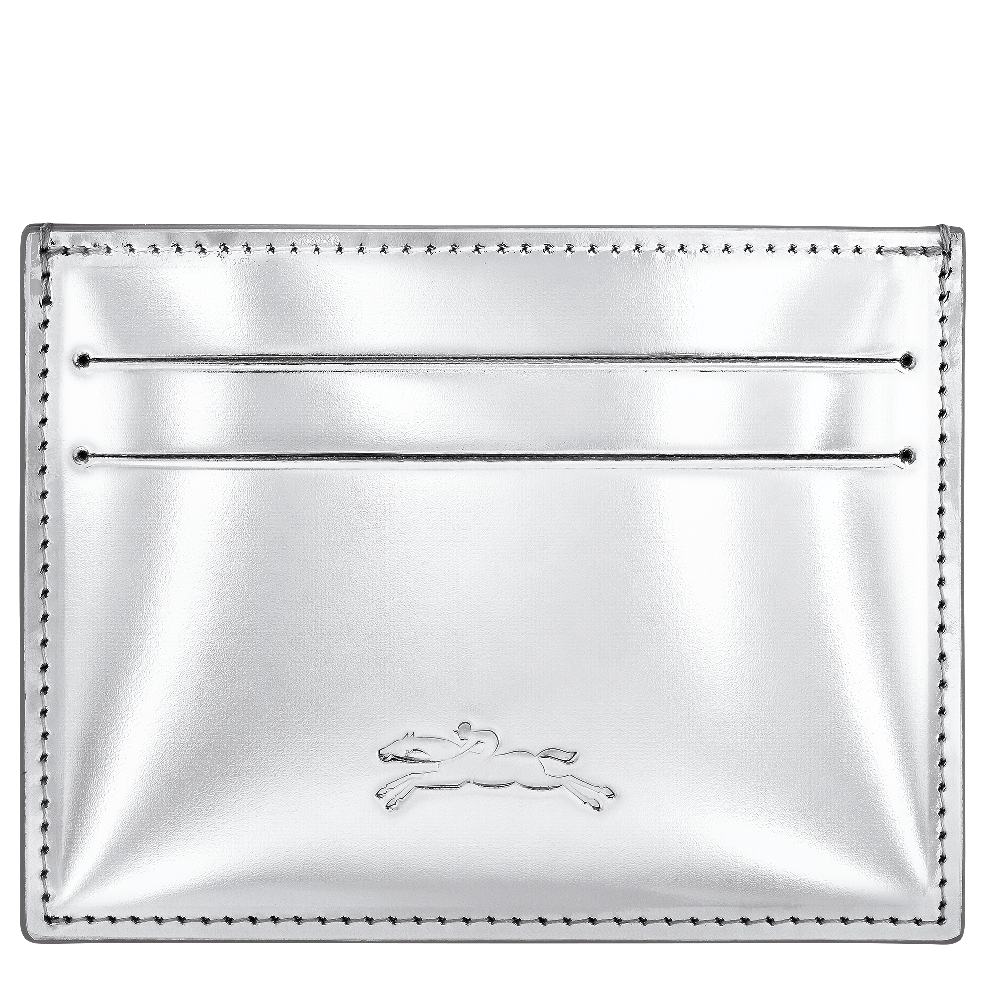 Le Roseau Card holder, Silver