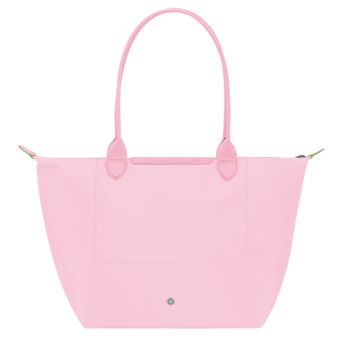 Le Pliage Green L Tote bag , Pink - Recycled canvas - View 3 of 5