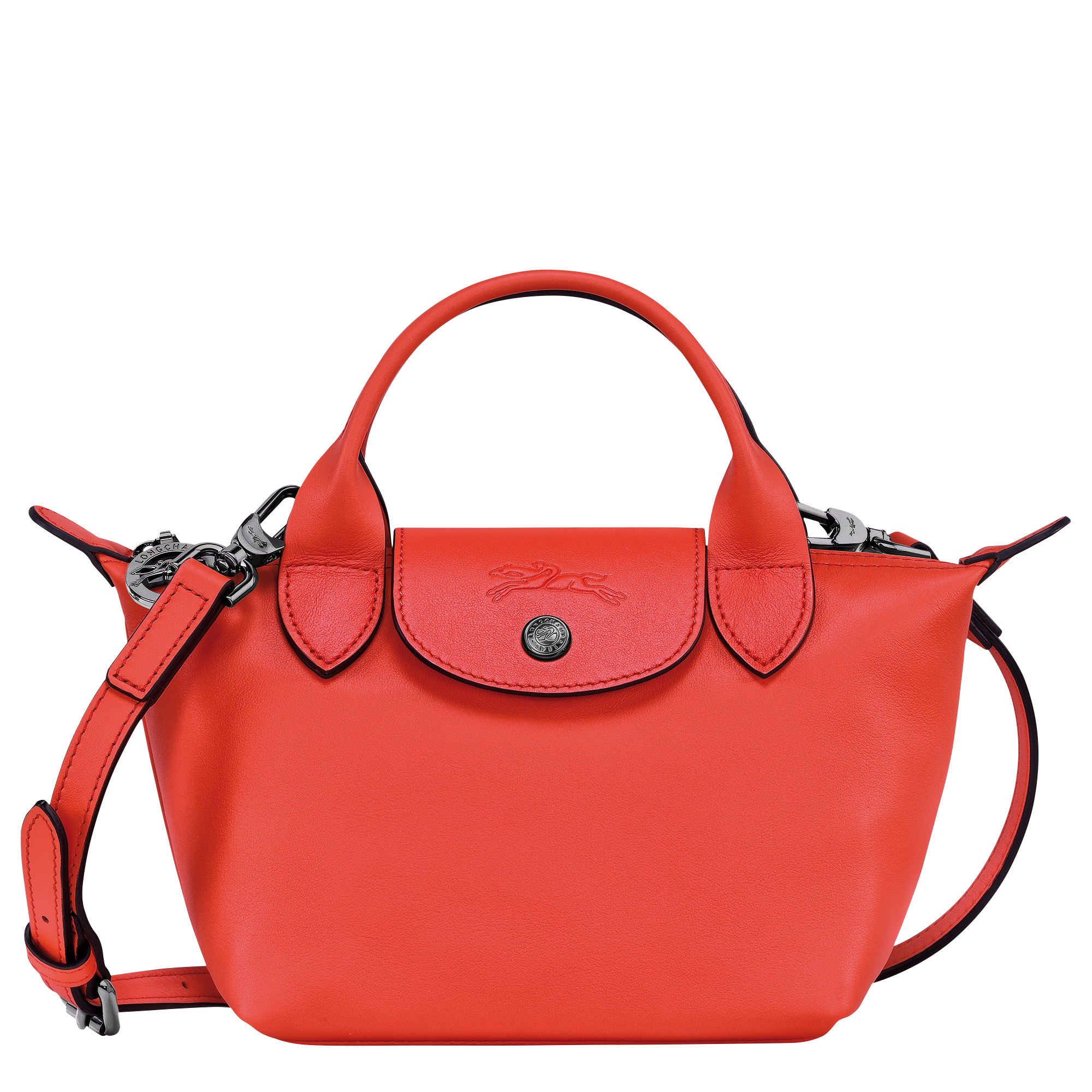 Le Pliage Xtra XS Handbag Orange - Leather (L1500987017)