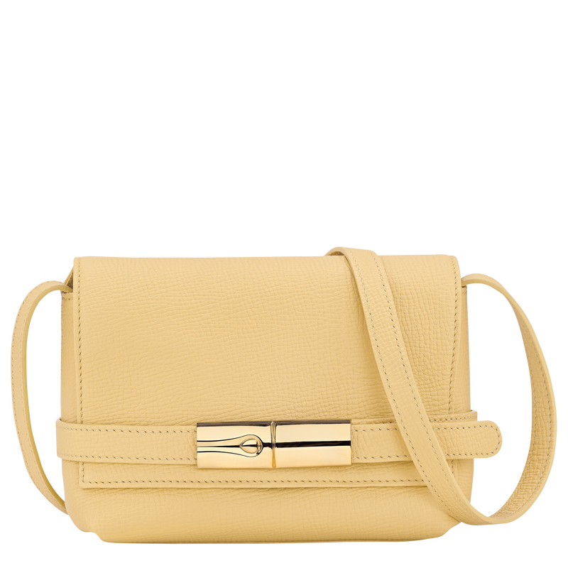 Sac bandouli&egrave;re S Le Smart , Cuir - Foin  - Vue 1 de 6