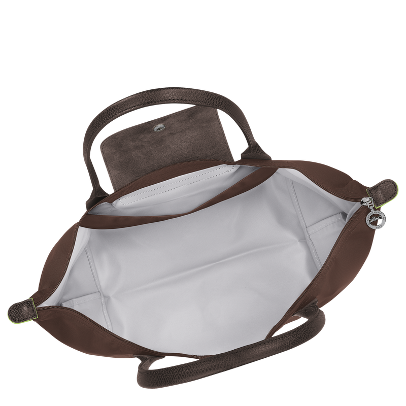 Borsa da spalla L Le Pliage Green , Tela riciclata - Moka  - View 5 of  7