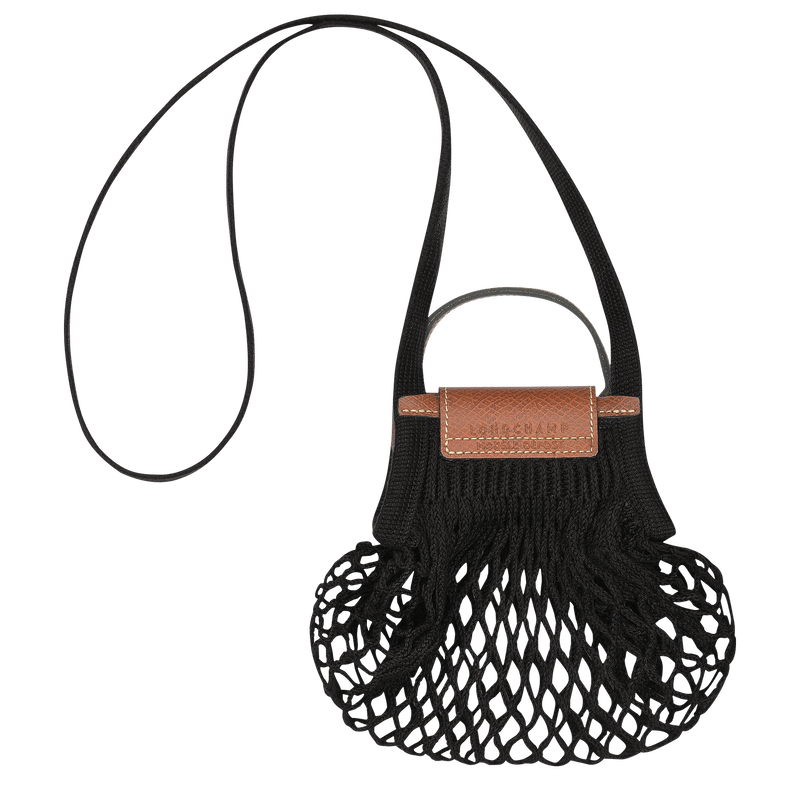 Le Pliage Filet XS Mesh bag , Black - Canvas  - View 4 of  4