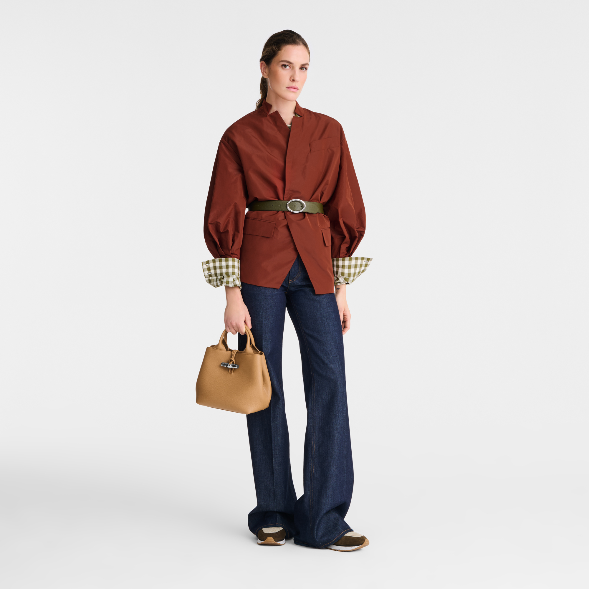 Handbag S, Walnut - View 2 of
7 - zoom in Le Roseau Handbag S, Walnut