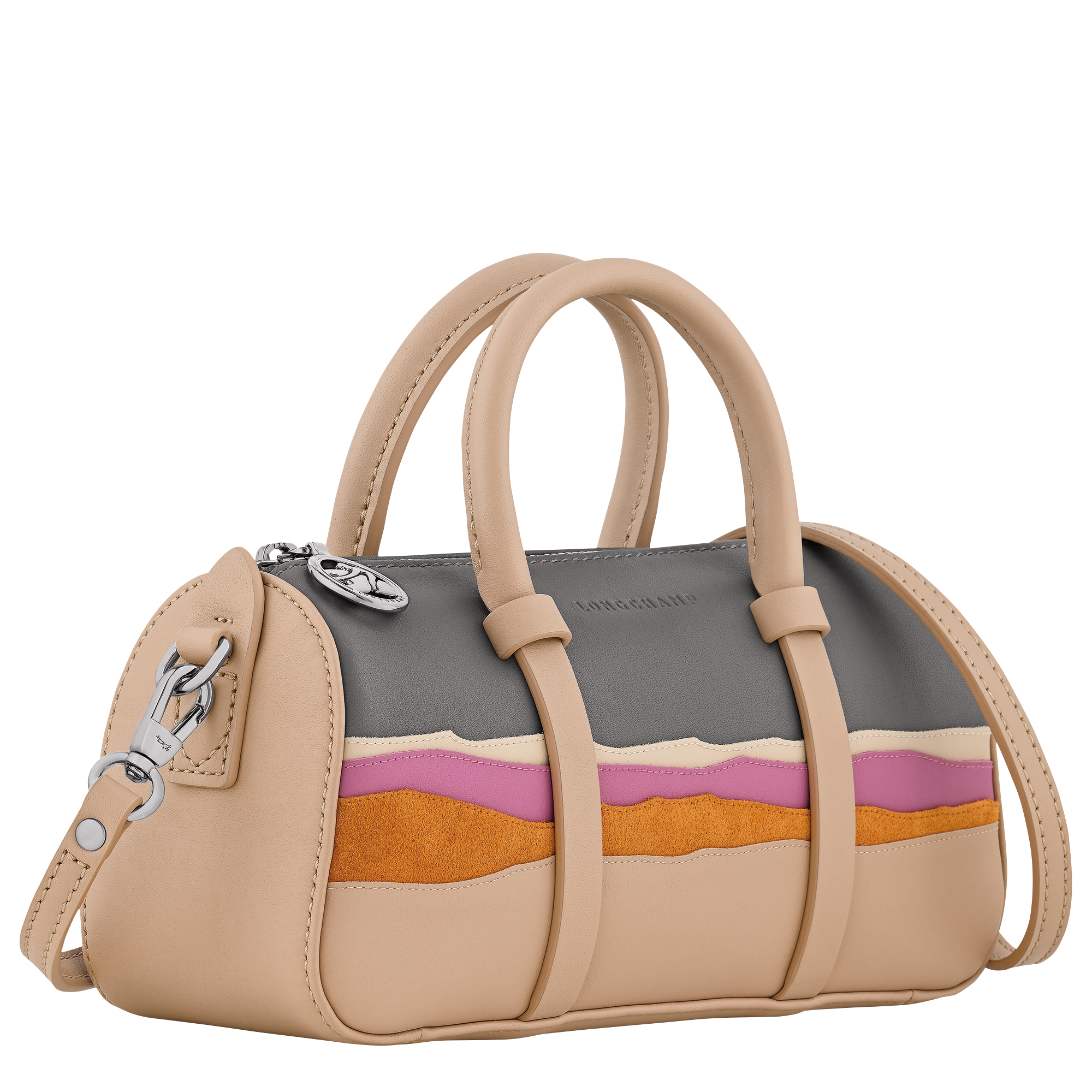 Caroline H&eacute;lain x Longchamp Handbag S, Beige