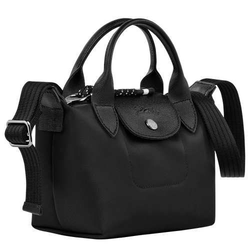 Le Pliage Energy XS Handbag , Black - Recycled canvas - View 3 of 4